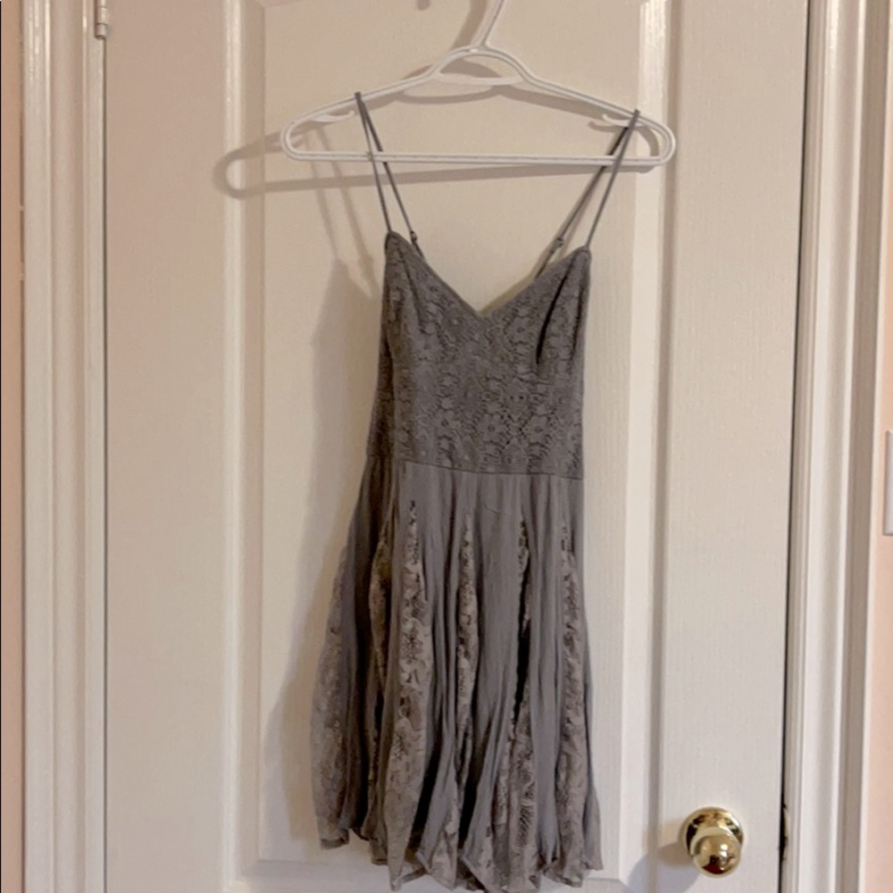 Abercrombie cross back skater dress